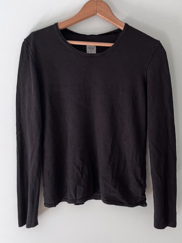 Vintage SilkCashmere Blend Knit Top
